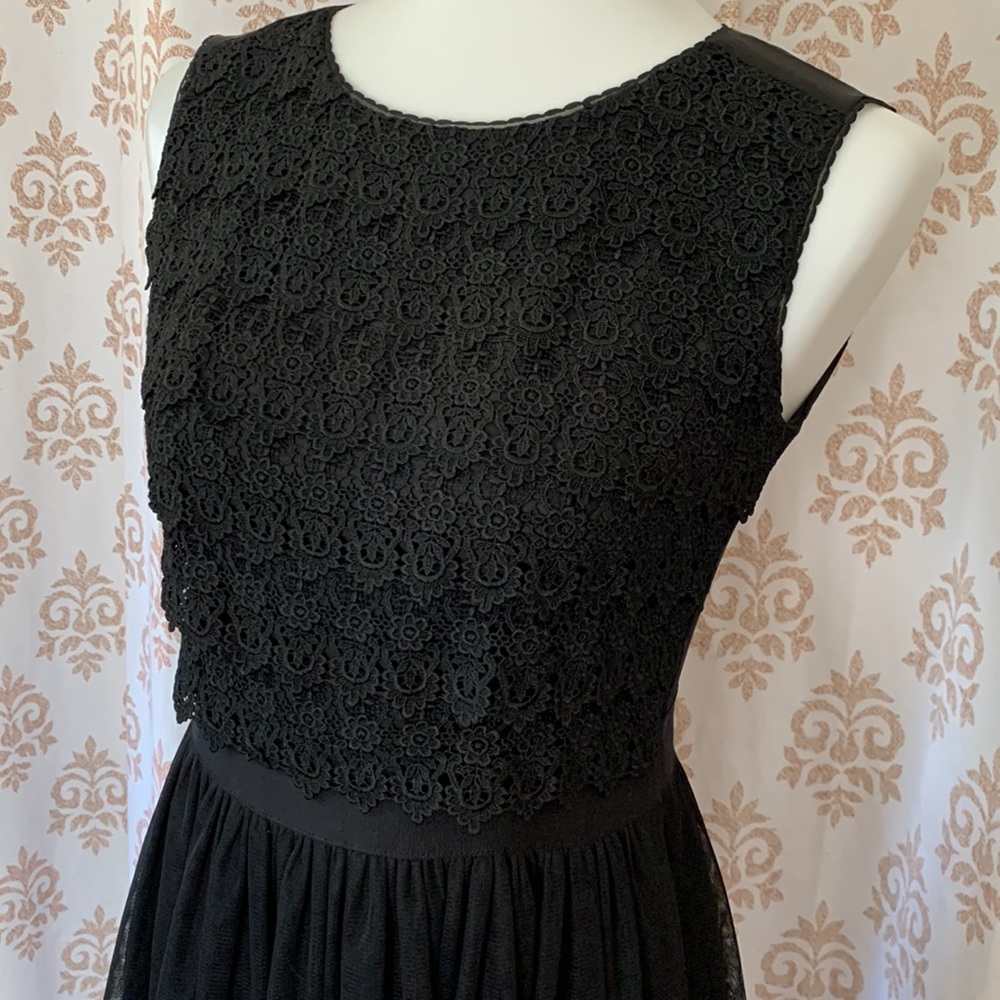 RENEEVON formal black cocktail dress S